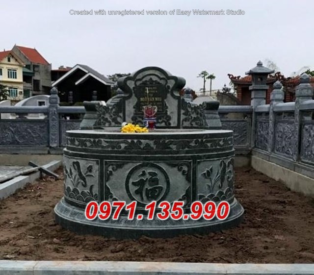Mẫu mộ đá tròn lục lăng đẹp bán tại bắc kạn ninh bình hà nội